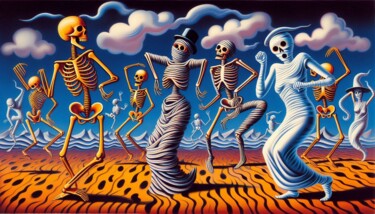 Digital Arts titled "THRILLER 016" by Karavix, Original Artwork, AI generated image