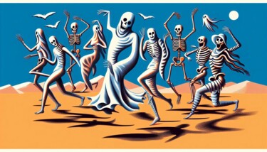 Digital Arts titled "THRILLER 020" by Karavix, Original Artwork, AI generated image