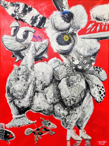 ORIGINAL CUBAN ARTIST PAINTING ACRYLIC ON CANVAS Pintura intitulada "ORIGINAL CUBAN ARTI…" por Alain Donate Hernandez, Obras de arte originais, Acrílico