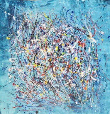제목이 ""Dancing in Chaos""인 미술작품 Sonia Jeronimo (Sónia J. Modern Art)로, 원작, 아크릴
