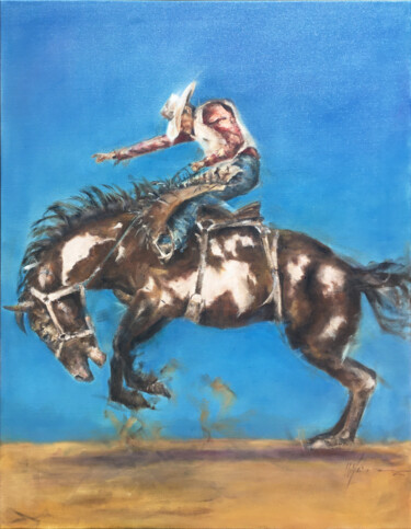Peinture intitulée "Rhythm of the Arena" par Ilya Nimo, Œuvre d'art originale, Huile