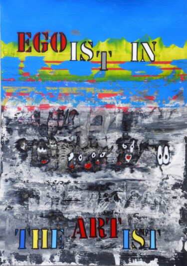 The Ego is in the Artist / The Egoist in the Artist Printmaking titled "The Ego is in the A…" by Małgorzata Wartołowicz (Margot Sophie), Original Artwork, Digital Print