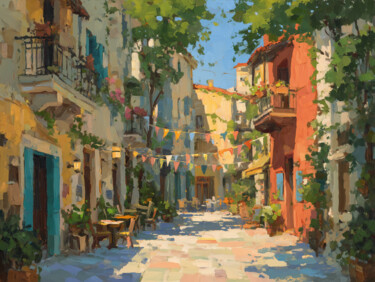 "Calle de Fiesta" başlıklı Dijital Sanat Irina Collins tarafından, Orijinal sanat, Dijital Resim