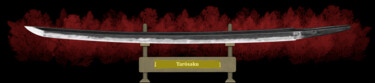 数字艺术 标题为“Tarōsaku Masamune R…” 由Marun Bönninghaus, 原创艺术品, 数字油画