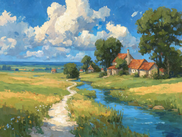 "Cielo de Verano" başlıklı Dijital Sanat Irina Collins tarafından, Orijinal sanat, Dijital Resim