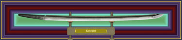 数字艺术 标题为“Kotegiri Masamune S…” 由Marun Bönninghaus, 原创艺术品, 数字油画