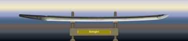 数字艺术 标题为“Kotegiri Masamune H…” 由Marun Bönninghaus, 原创艺术品, 数字油画