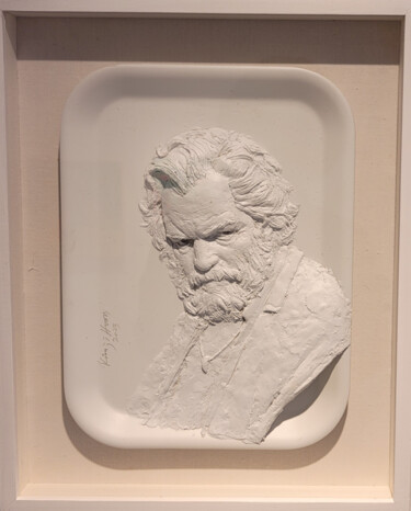 "지휘자의 고민 01" başlıklı Heykel Jihoon Kim tarafından, Orijinal sanat, Kâğıt Diğer sert panel üzerine monte edilmiş