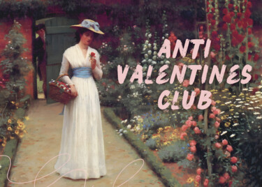 "Anti Valentine's Da…" başlıklı Dijital Sanat 春宇 关 tarafından, Orijinal sanat, AI tarafından oluşturulan görüntü Karton üzer…