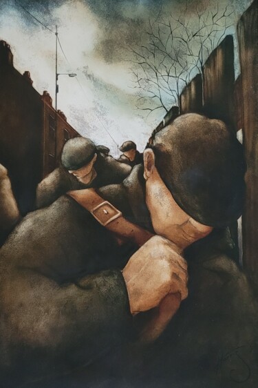 Peinture intitulée "Freedom" par Lou Harris, Œuvre d'art originale, Huile