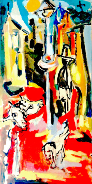 ISLAND AND MAN SERIES II "ISLAND AND MAN SERI…" başlıklı Tablo Göknil Gümüş Sungurtekin tarafından, Orijinal sanat, Petrol Ahşap Sedye çerçevesi üzer…