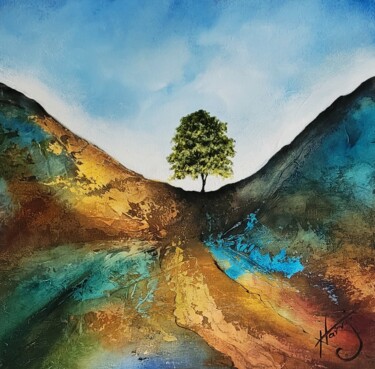 绘画 标题为“The Gap” 由Lou Harris, 原创艺术品, 油