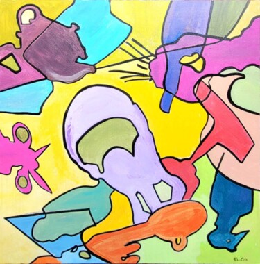 Pittura intitolato "Shadows" da Paobel, Opera d'arte originale, Acrilico