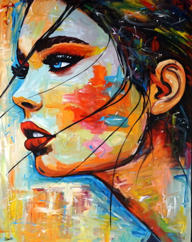 Miss You "Miss You" başlıklı Tablo Stach tarafından, Orijinal sanat, Akrilik Ahşap Sedye çerçevesi üzerine monte edilmiş