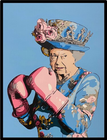 "The queen of the ri…" başlıklı Tablo Christelle Riffet (Céhère) tarafından, Orijinal sanat, Akrilik Karton üzerine monte ed…