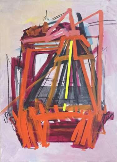 Peinture intitulée "79 NT" par Eike Wacker, Œuvre d'art originale, Acrylique