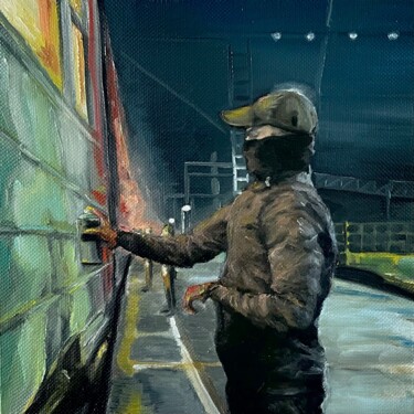 “DELUXE” canvas Картина под названием "“DELUXE” canvas" - Ivan Telegin, Подлинное произведение искусства, Масло