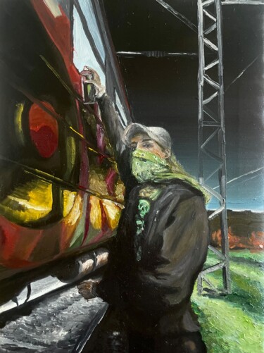 “KOKO” canvas "“KOKO” canvas" başlıklı Tablo Ivan Telegin tarafından, Orijinal sanat, Petrol