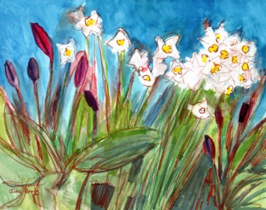 Daffodils and Tulips.