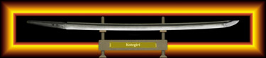 数字艺术 标题为“Kotegiri Masamune F…” 由Marun Bönninghaus, 原创艺术品, 2D数字工作