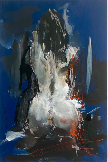 Pittura intitolato "watercolor work "un…" da Victor Ivantsiv, Opera d'arte originale, Acquarello