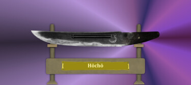"Hōchō Masamune Lila" başlıklı Dijital Sanat Marun Bönninghaus tarafından, Orijinal sanat, 2D Dijital Çalışma