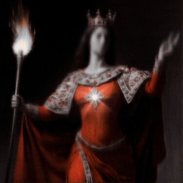 The Red Regent 「The Red Regent」というタイトルのデジタルアーツ Felipe Huebによって, オリジナルのアートワーク, 写真モンタージュ