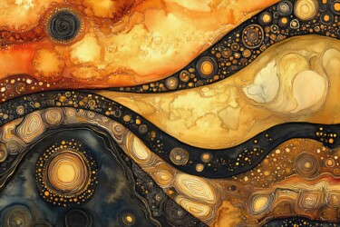 数字艺术 标题为“Magma” 由Amanda Moore, 原创艺术品, AI生成的图像