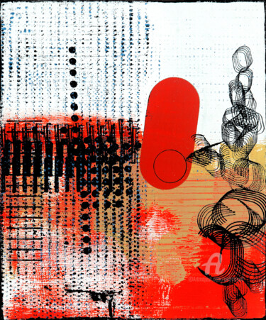 Entropy Zone 13. Painting titled "Entropy Zone 13." by Petr Strnad, Original Artwork, Acrylic