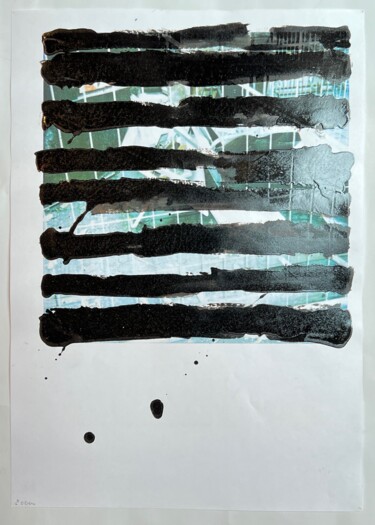 Pittura intitolato "Roxink 5" da Birgit Karg, Opera d'arte originale, Inchiostro