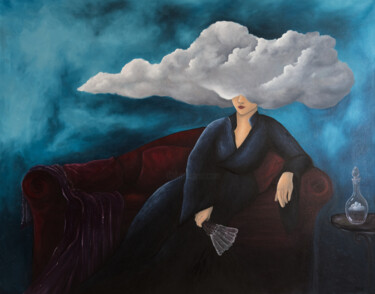 Pittura intitolato "Le vertige" da Pauline Bailly, Opera d'arte originale, Olio