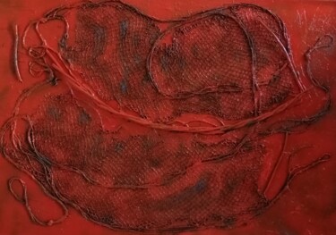 绘画 标题为“Woman” 由Mariesa Ciullo, 原创艺术品, 丙烯 安装在木质担架架上