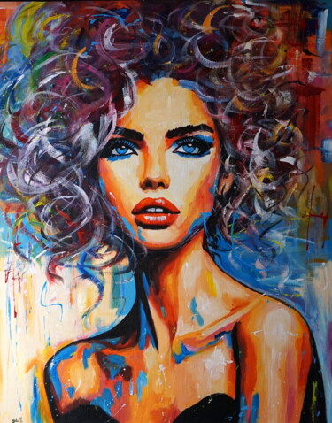 The Moment Before the Flash Painting titled "The Moment Before t…" by Stach, Original Artwork, Acrylic Mounted on Wood Stretcher frame