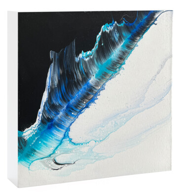 Peinture intitulée "ARTIFICE (3D, Acryl…" par Isabelle Dorpe (Isalan), Œuvre d'art originale, Acrylique Monté sur Châssis en…