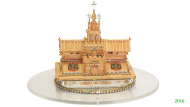 The Ancient Rus’ Golden Gates (Wonder Matches & Miracle Bead Design intitulada "The Ancient Rus’ Go…" por Anatolii Zhamoido, Obras de arte originais, Jóias