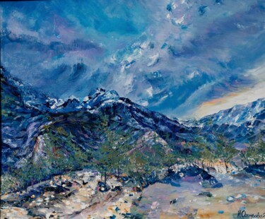 Painting titled "Acrylic original pa…" by Irina Osetrova, Original Artwork, Acrylic Mounted on Wood Stretcher frame