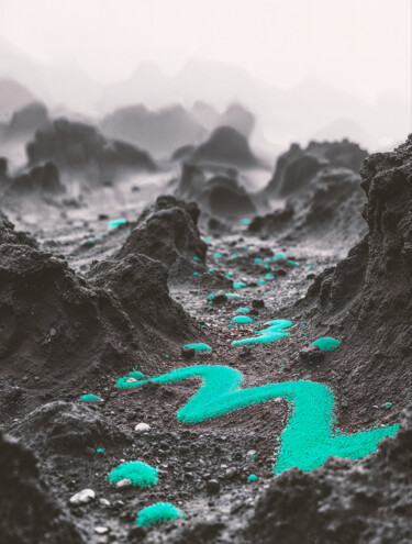 Digital Arts titled "Traces" by Julien Louvier Legrand (Ju), Original Artwork, AI generated image