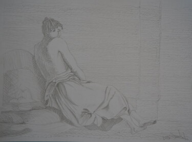 Drawing titled "Déssin etude dans l…" by Jean-Marc Quilichini, Original Artwork, Graphite