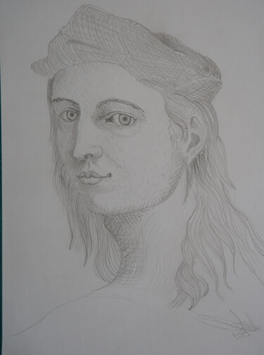 Drawing titled "Déssin etude dans l…" by Jean-Marc Quilichini, Original Artwork, Graphite
