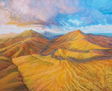 Pittura intitolato "A metaphor for the…" da Lana Korolievskaia, Opera d'arte originale, Olio