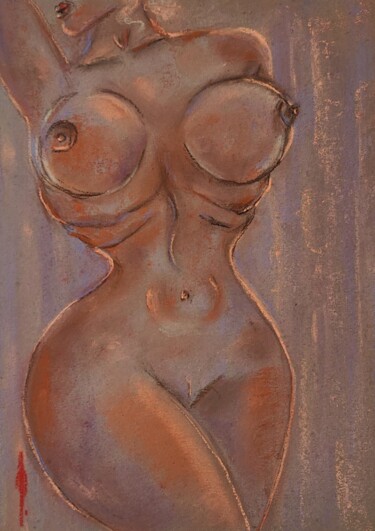 Tekening getiteld "Samm III" door Olesya Nikolaeva, Origineel Kunstwerk, Pastel