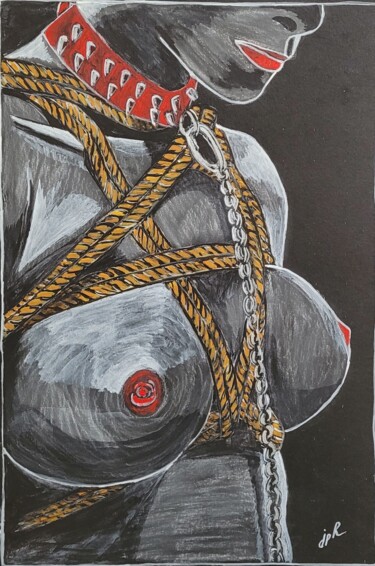 绘画 标题为“Attache moi 06” 由Jean Philippe Dufau, 原创艺术品, 丙烯