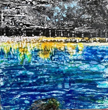 Puerto Real, Cabo Rojo Pintura titulada "Puerto Real, Cabo R…" por Lourdes Rivera -Lulu, Obra de arte original, Acrílico Montado en Otro panel rígi…