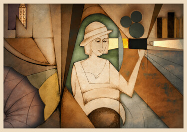 Digital Arts titled "The Geometric Day F…" by Phil Grimes, Original Artwork, Pencil