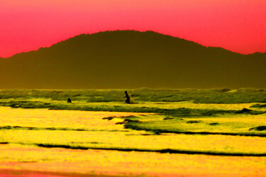 Fotografie getiteld "Além do Horizonte 9" door Sergio Benetti, Origineel Kunstwerk, Digitale fotografie