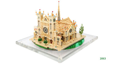 A Gothic Cathedral (Wonder Matches & Miracle Beads) Design titled "A Gothic Cathedral…" by Anatolii Zhamoido, Original Artwork, Jewelry