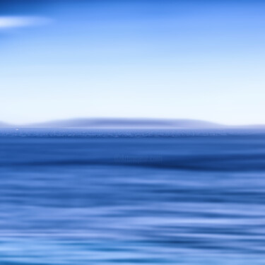 Fotografía titulada "Bleus marine" por Magali Asselin, Obra de arte original, Fotografía manipulada