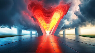 Digital Arts titled "Mirror Way" by Aurélia Turgis, Original Artwork, AI generated image