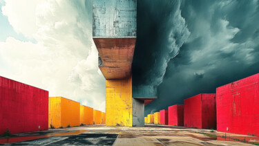 Digital Arts titled "Contain ERS" by Aurélia Turgis, Original Artwork, AI generated image