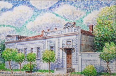 ""Leontovych House-Z…" başlıklı Tablo Andrew Gorbachev tarafından, Orijinal sanat, Suluboya